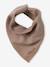 Beanie, mittens, scarf and slippers set for babies beige 