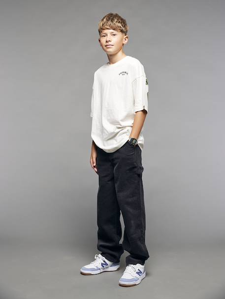 Velvet Cargo Trousers, JONEN anthracite+hazel 