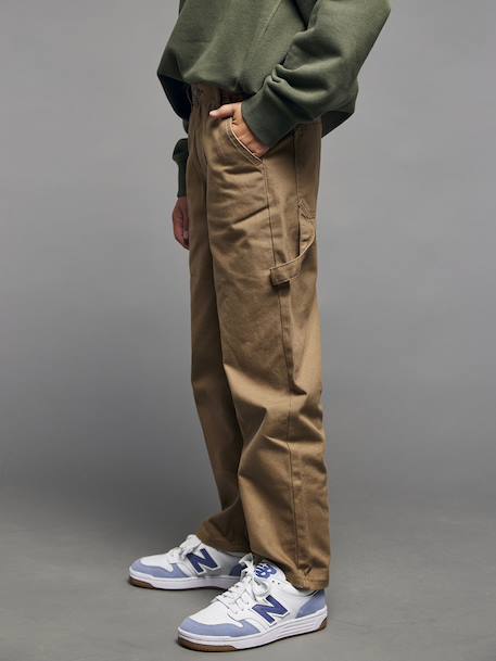 Loose Canvas Trousers JONEN cappuccino 