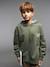 Hooded Sweatshirt for Boys, Jonen khaki 