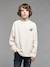 Pack of 2 Faded-Effect T-Shirts for Boys, JONEN ecru 