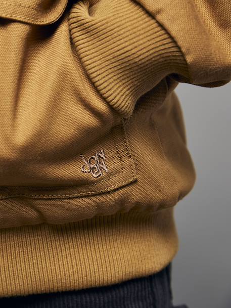 Canvas Jacket, JONEN caramel+slate grey 