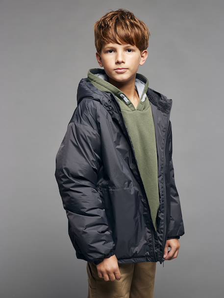 Sherpa-Lined Windcheater, JONEN anthracite 