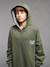 Hooded Sweatshirt for Boys, Jonen khaki 