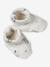 Beanie, mittens, scarf and slippers set for babies beige 