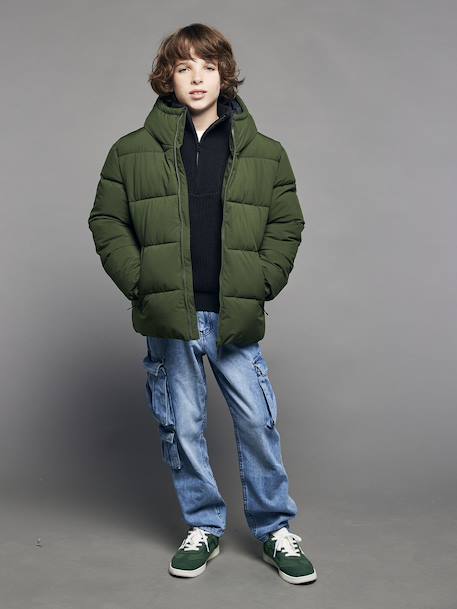 Lightweight Puffer Jacket, JONEN anthracite+khaki+slate grey 