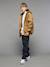 Canvas Jacket, JONEN caramel+slate grey 