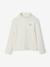 Fleece Knit Polo-Neck Jumper for Girls ecru 
