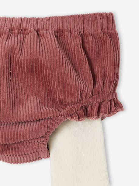Set for Newborns: Bloomer Shorts + Tights tomato red 