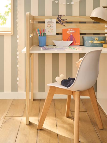 Scandinavian design nursery chair rose+white 