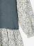 Dress with Two-in-One, Double-Fabric Effect, for Girls fir green 