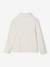 Fleece Knit Polo-Neck Jumper for Girls ecru 