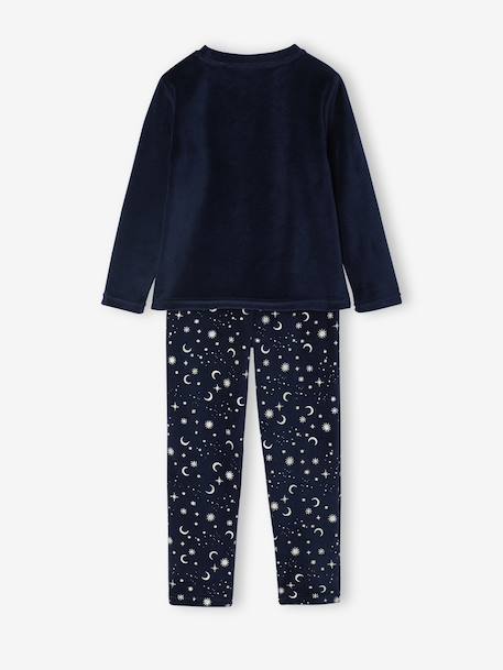 Harry Potter® girls' pyjamas in velvet navy blue 