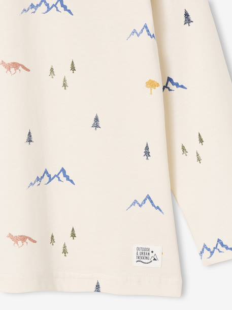 Printed Long Sleeve T-Shirt for Boys printed white 