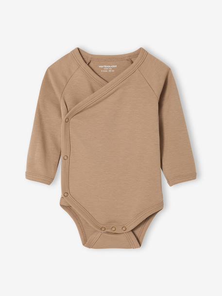 Pack of 5 Bodysuits with Cutaway Shoulders for Newborns hazel 