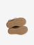 Girls' faux fur lined synthetic boots camel 