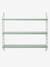 Metal Wall Shelf green+rose 