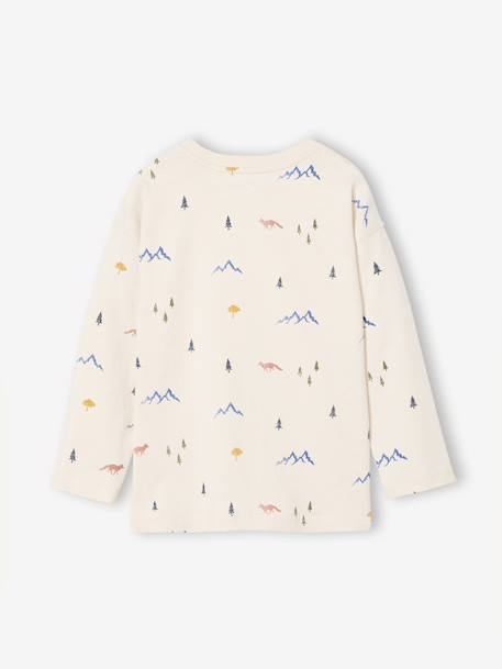 Printed Long Sleeve T-Shirt for Boys printed white 