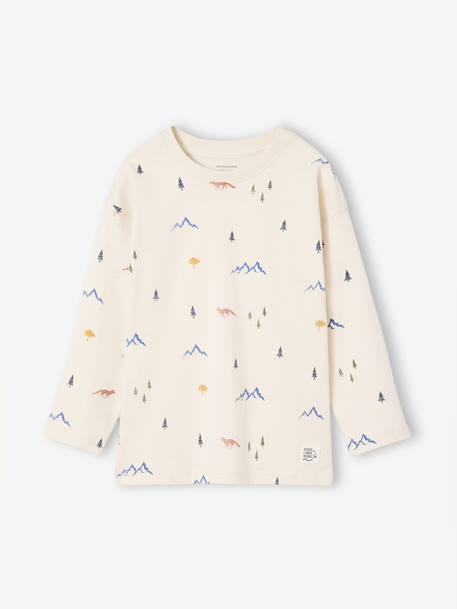 Printed Long Sleeve T-Shirt for Boys printed white 