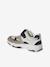 Trainers with elasticated laces and hook and loop fasteners for children, nursery collection ecru 