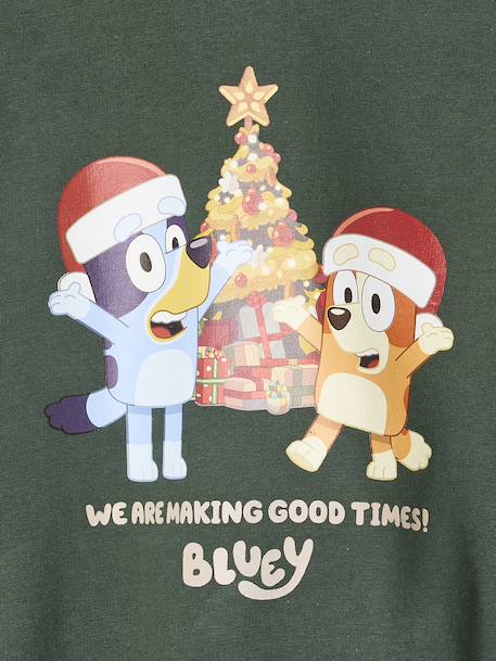 Bluey Unisex Christmas Sweatshirt fir green 