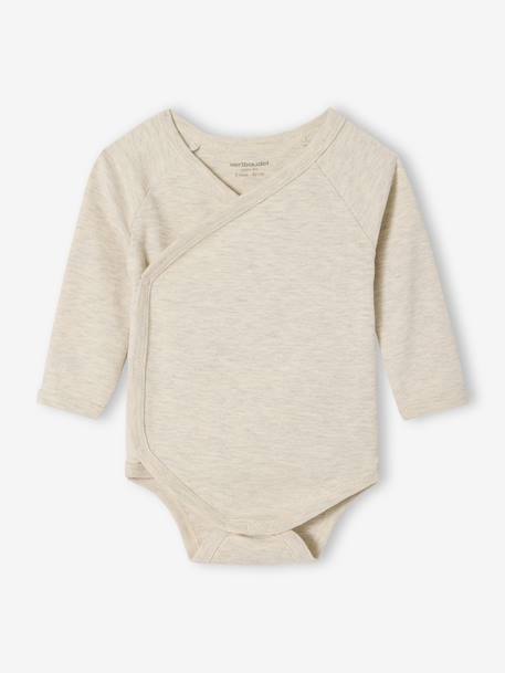 Pack of 5 Bodysuits with Cutaway Shoulders for Newborns hazel 