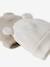 Pack of 2 Beanies with Bear Ears for Newborns ecru+pale blue+rosy 