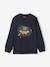 Printed Long-Sleeved T-Shirt for Boys navy blue 