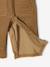 Velvet dungaree set + T-shirt for babies caramel 