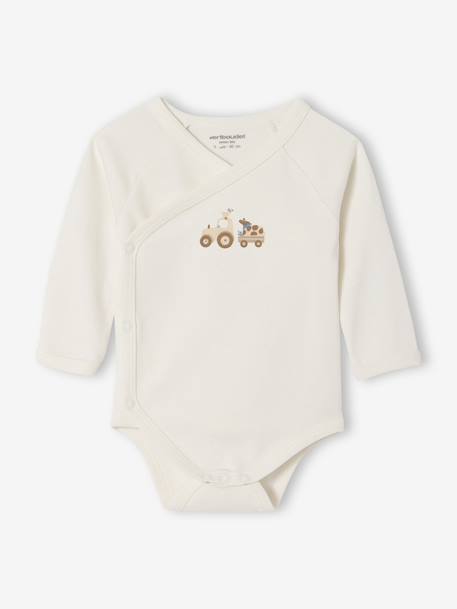 Pack of 5 Bodysuits with Cutaway Shoulders for Newborns hazel 
