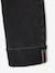 Wide-Leg Jeans with Turn-Ups for Girls black denim 