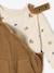 Velvet dungaree set + T-shirt for babies caramel 