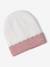 Girl's set: beanie + snood + mittens/gloves ecru 