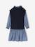 2-in-1 Dress for Girls navy blue 
