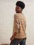 Crossover Top, Maternity & Nursing Special olive+Red Stripes+White Stripes 