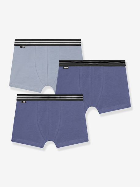 Pack of 3 Ecodim boys' boxers blue+red 