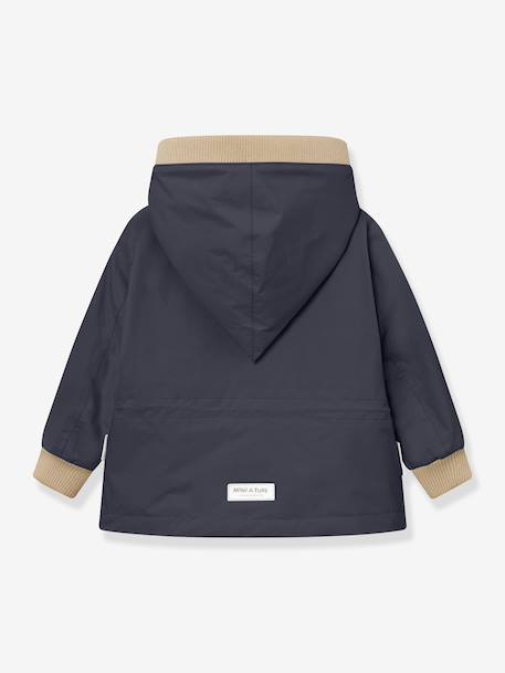 MATWAIO all-season jacket for children MINI A TURE deep blue+green+old rose 