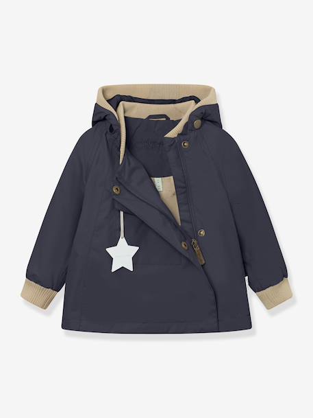 MATWAIO all-season jacket for children MINI A TURE deep blue+green+old rose 