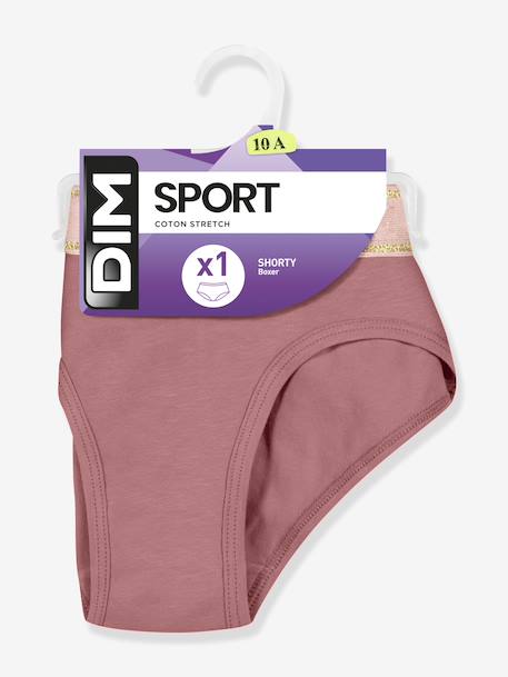 Stretch Cotton Sports Shorties for Girls rose 