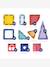 Set of XXL Magnetic Construction Games, LUDI multicoloured 