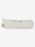 Sherpa Bolster Cushion with Bear Motif ecru 