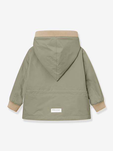 MATWAIO all-season jacket for children MINI A TURE deep blue+green+old rose 