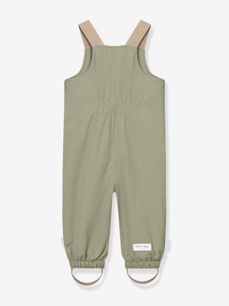 MATWALENTAYO children's rain dungarees MINI A TURE all year round deep blue+green+old rose 