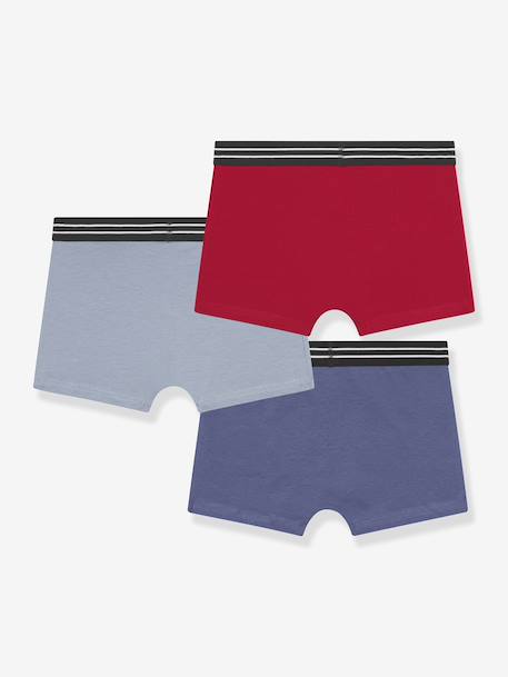 Pack of 3 Ecodim boys' boxers blue+red 