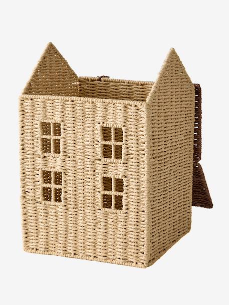 Home Basket in Paper Rope beige 