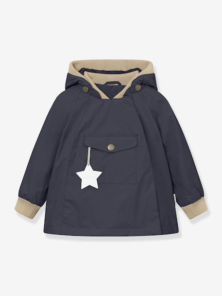 MATWAIO all-season jacket for children MINI A TURE deep blue+green+old rose 