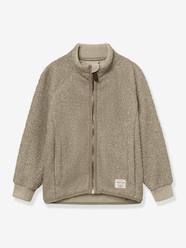 Teddy fleece jacket with zip for children MATCEDRIC MINI A TURE Girls-Teddy fleece jacket with zip for children MATCEDRIC MINI A TURE