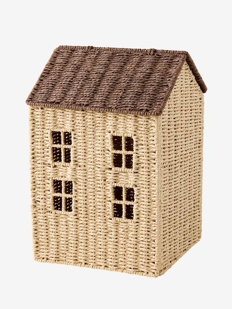 Home Basket in Paper Rope beige 