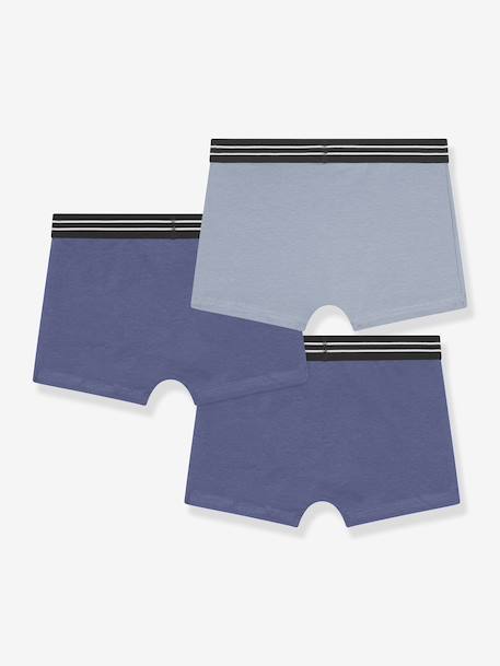 Pack of 3 Ecodim boys' boxers blue+red 