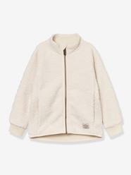 Teddy fleece jacket with zip for children MATCEDRIC MINI A TURE Girls-Teddy fleece jacket with zip for children MATCEDRIC MINI A TURE